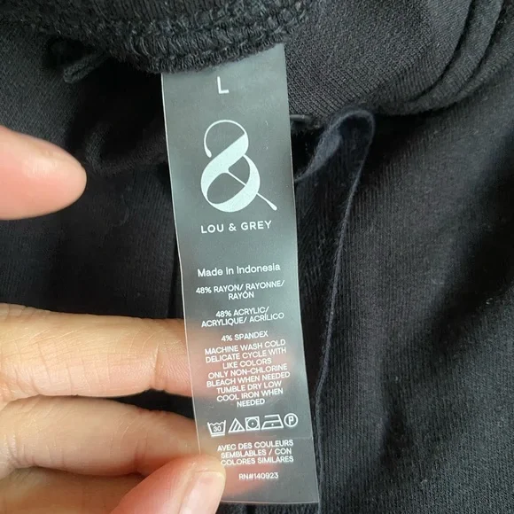 LOU & GREY Soft Black Pants - Picture 2 of 4